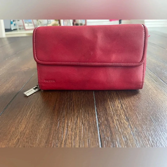 Fossil leather wallet - Picture 1 of 10